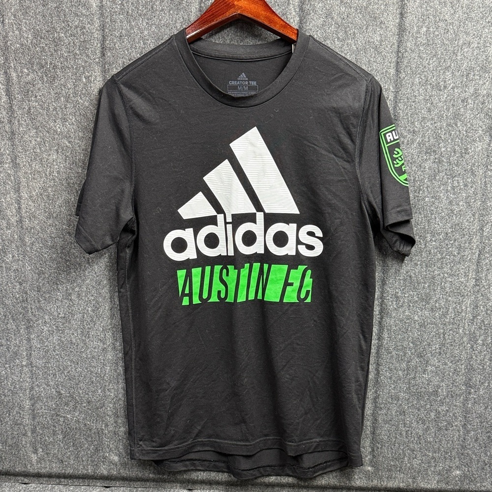 Adidas Black and Green Austin FC Tee - Picture 7 of 7